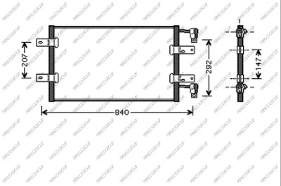 Condenser, air conditioning (DS950C005)
