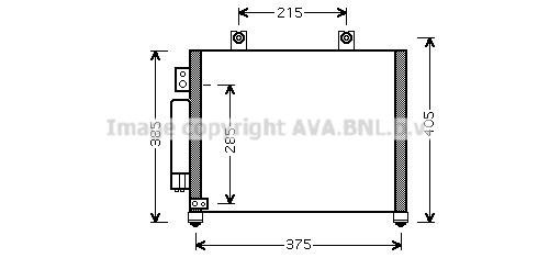 Condenser, air conditioning (OL5342D)