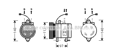Compressor, air conditioning (HYK013)
