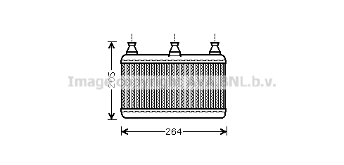 Heat Exchanger, interior heating (BWA6341)