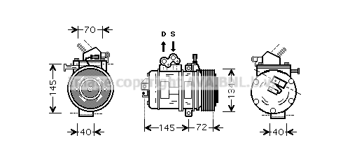 Compressor, air conditioning (TOK388)