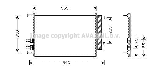 Condenser, air conditioning (ALA5088D)