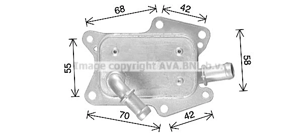 Oil Cooler, engine oil (MS3750)