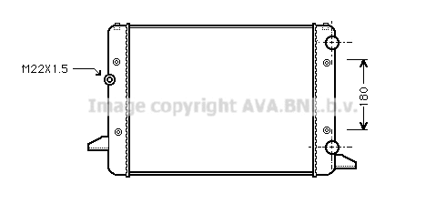 Radiator, engine cooling (VNA2120)