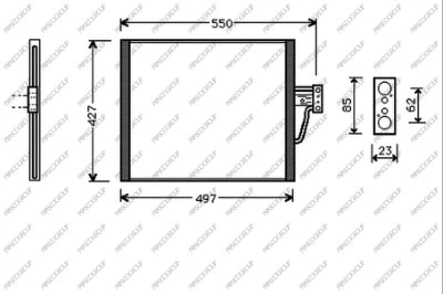 Condenser, air conditioning (BM044C002)
