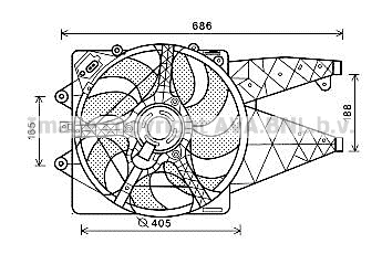 Fan, engine cooling (AL7523)