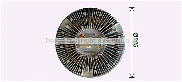 Clutch, radiator fan (REC109)