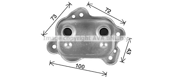Oil Cooler, engine oil (BW3595)