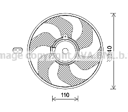 Fan, engine cooling (RT7567)