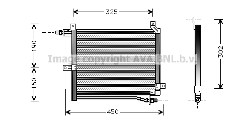 Condenser, air conditioning (SZ5042)