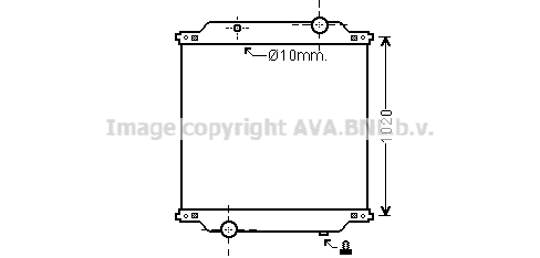 Radiator, engine cooling (RE2041N)