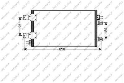 Condenser, air conditioning (OP954C002)