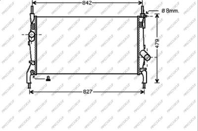 Radiator, engine cooling (FD912R002)
