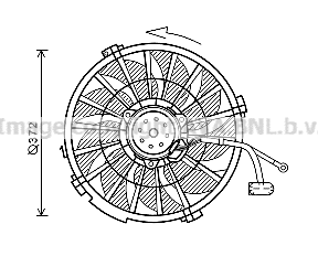 Fan, engine cooling (PE7555)