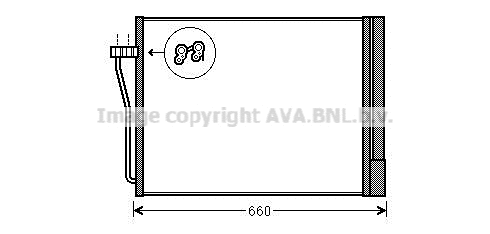 Condenser, air conditioning (BWA5371D)