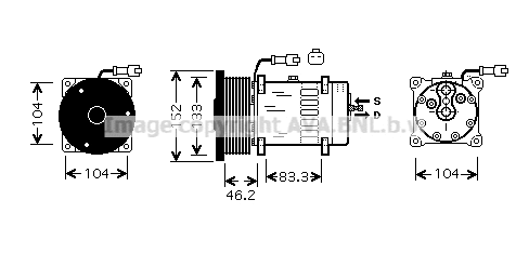 Compressor, air conditioning (CPAK004)