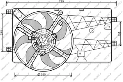Fan, engine cooling (CI907F003)