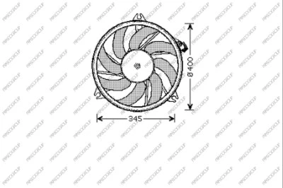 Fan, engine cooling (PG009F001)