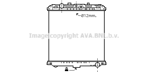 Radiator, engine cooling (DF2035N)