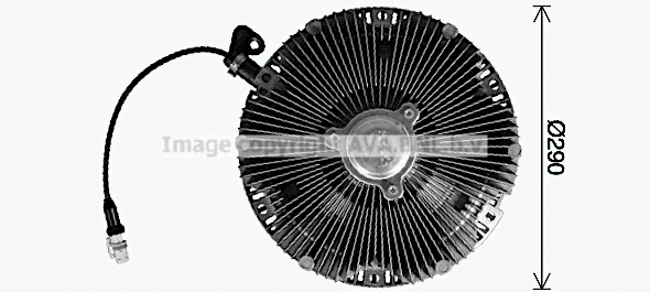 Clutch, radiator fan (MNC132)