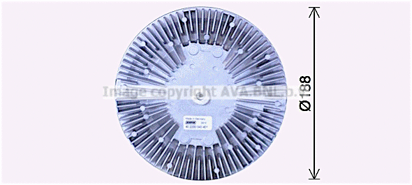 Clutch, radiator fan (MNC068)