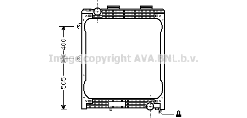 Radiator, engine cooling (MN2023)