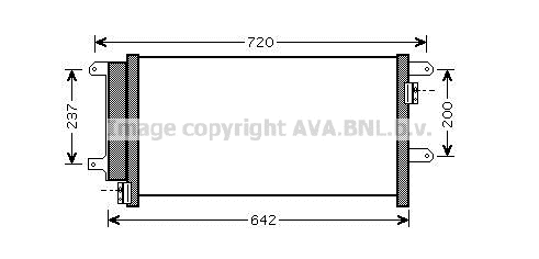 Condenser, air conditioning (IV5089D)