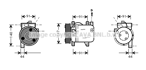 Compressor, air conditioning (DNK002)