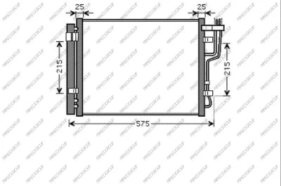 Condenser, air conditioning (HN040C002)