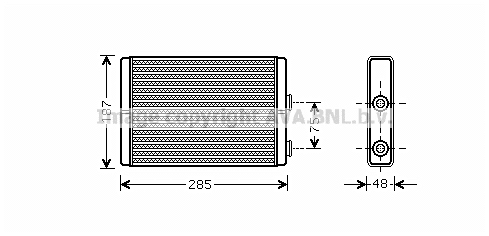 Heat Exchanger, interior heating (FT6325)
