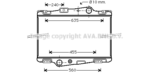 Radiator, engine cooling (VL2003)