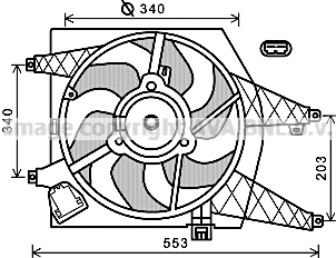 Fan, engine cooling (RT7548)