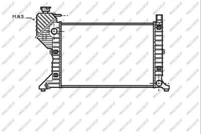 Radiator, engine cooling (ME915R001)
