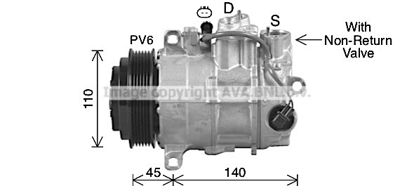 Compressor, air conditioning (MSK754)