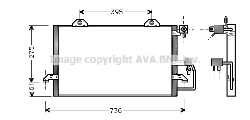 Condenser, air conditioning (AI5159)