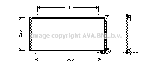 Condenser, air conditioning (AU5115)