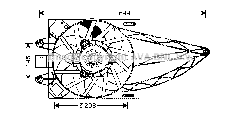 Fan, engine cooling (FT7526)