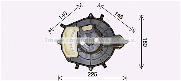 Electric Motor, interior blower (CN8316)