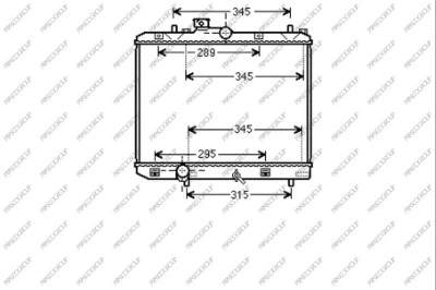 Radiator, engine cooling (OP305R002)