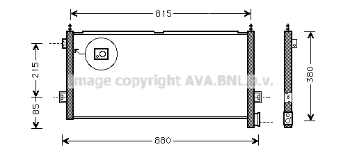 Condenser, air conditioning (VL5025)