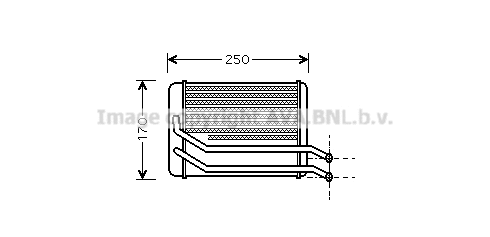 Heat Exchanger, interior heating (HY6118)