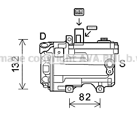 Compressor, air conditioning (TOK624)
