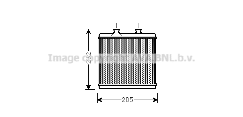 Heat Exchanger, interior heating (MS6472)