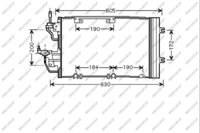 Condenser, air conditioning (OP410C005)