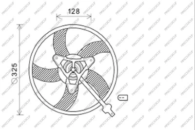 Fan, engine cooling (SK324F004)