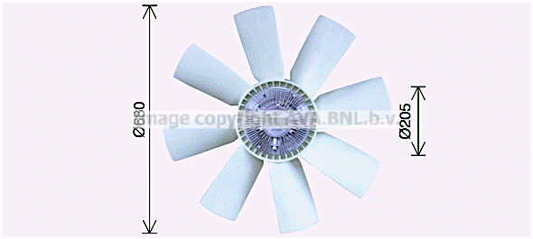 Fan, engine cooling (VLF095)