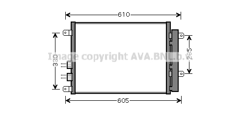 Condenser, air conditioning (AL5109)