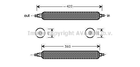 Dryer, air conditioning (JRD003)