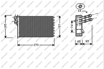 Heat Exchanger, interior heating (AD016H004)