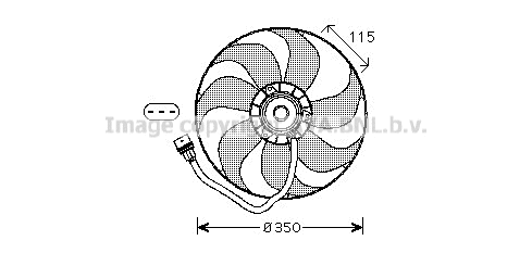 Fan, engine cooling (VN7521)